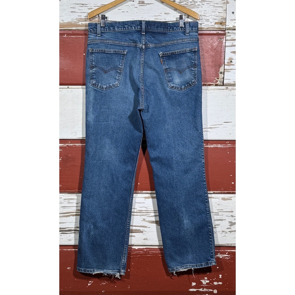 USA 80s Vintage 517‎ Levi's Jeans Orange Tab Faded Wash Distressed